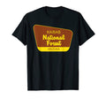 Kaibab National Forest Arizona Sign T-Shirt - Fun Novelty Design for Adults - T-Shirt, Sweatshirt, Hoodie