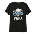 Mens Ice Hockey Goalie Papa Ice Hockey T-Shirt - Trendy Graphic Unisex - T-Shirt, Sweatshirt, Hoodie