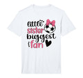 Little Sister Biggest Fan Soccer T-Shirt - Novelty Apparel for Adults - T-Shirt, Sweatshirt, Hoodie