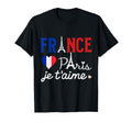 Eiffel Tower Paris France Flag Souvenir T-Shirt - Graphic Print Unisex - T-Shirt, Sweatshirt, Hoodie