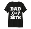 Mens Dad Both Funny Soccer Football Dad T-Shirt - Novelty Apparel Unisex - T-Shirt, Sweatshirt, Hoodie