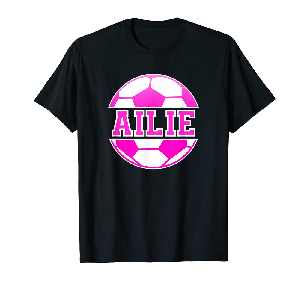 Ailie Name Soccer Play Football Sports Fan T-Shirt - Graphic Print Unisex - T-Shirt, Sweatshirt, Hoodie