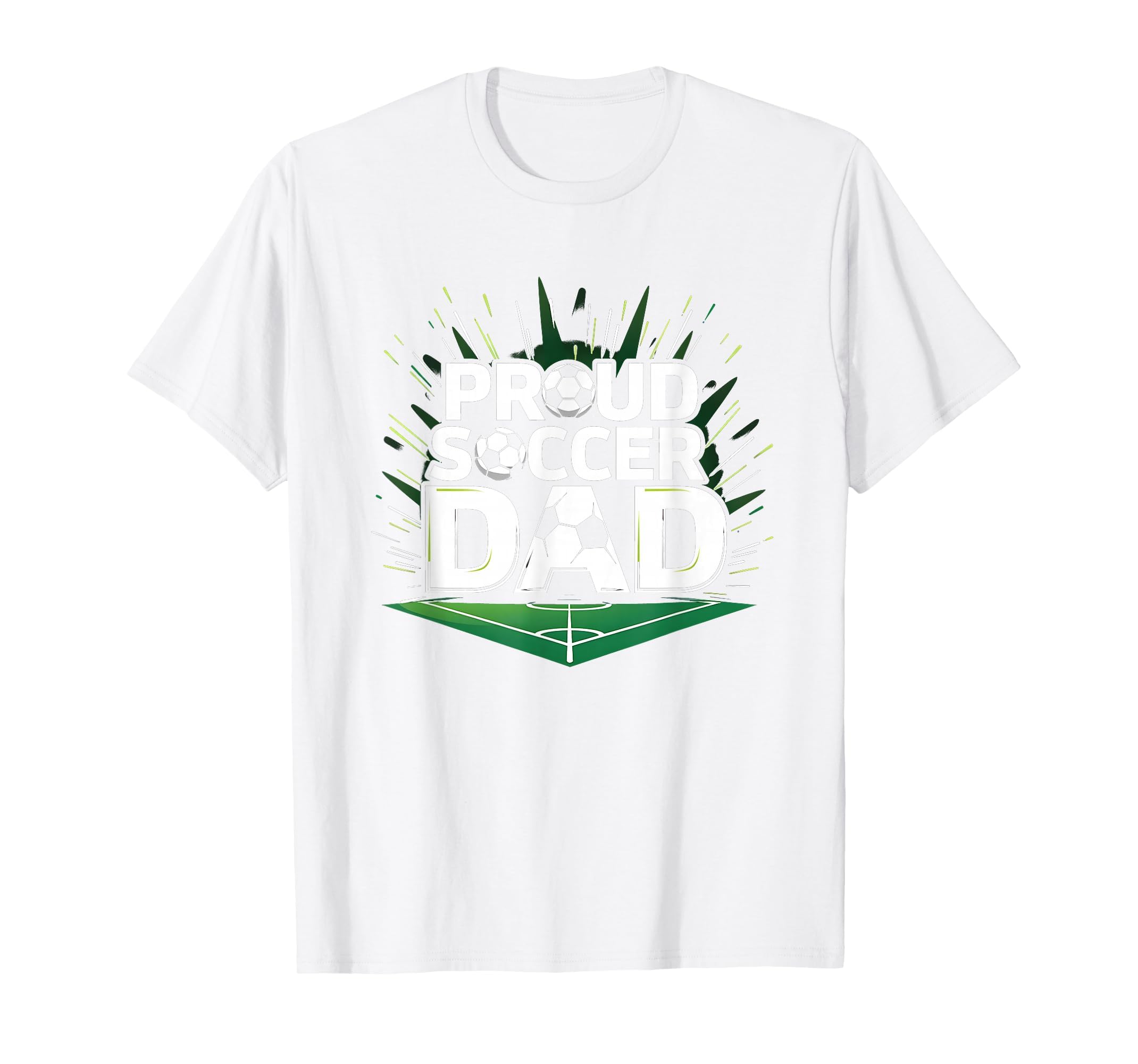 Proud Soccer Dad Cheering Sideline T-Shirt - Minimalist Print Unisex - T-Shirt, Sweatshirt, Hoodie