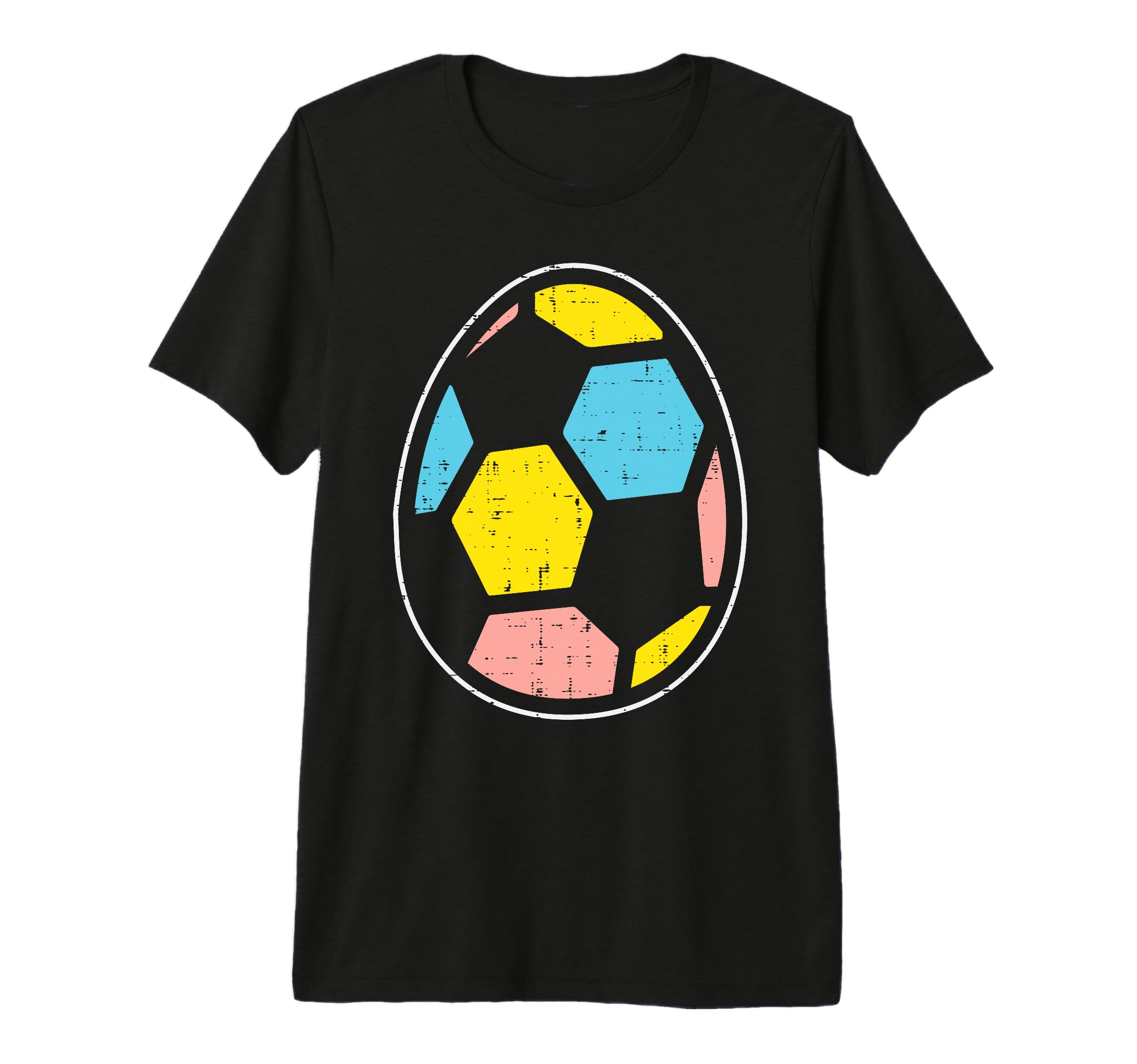 Soccer Ball Egg Funny Easter Sports T-Shirt - Custom Art Print Unisex - T-Shirt, Sweatshirt, Hoodie