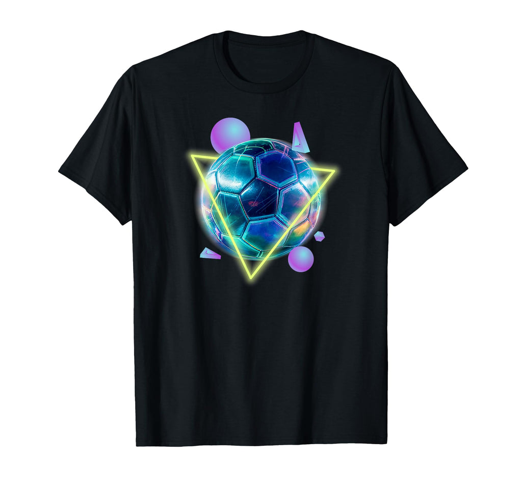 Soccer Ball Futuristic Sport Digital T-Shirt - Streetwear Style Unisex - T-Shirt, Sweatshirt, Hoodie