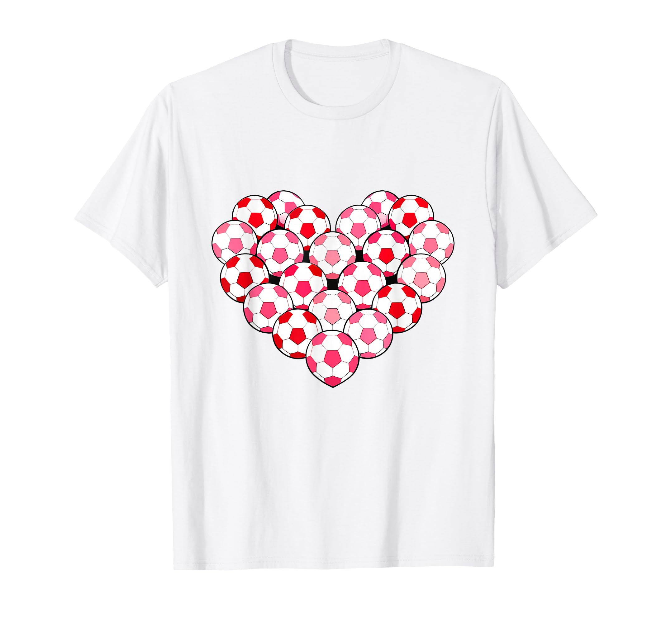 Heart Shaped Soccer Ball Artwork T-Shirt - Aesthetic Graphic for Adults - T-Shirt, Sweatshirt, Hoodie