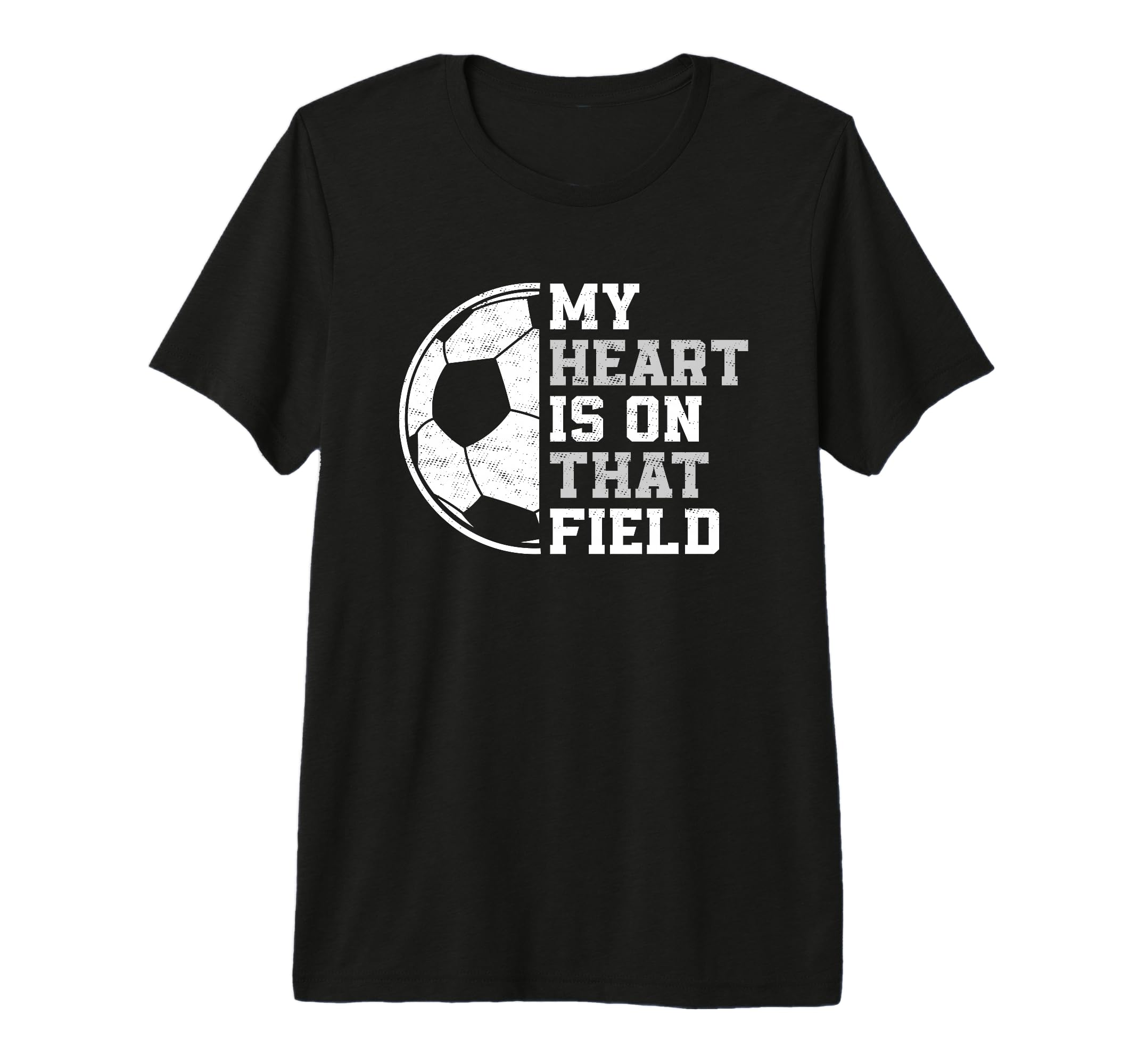 Mens My Heart Is That Soccer Field Proud T-Shirt - Unique Graphic Unisex - T-Shirt, Sweatshirt, Hoodie