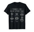 Soccer Things Do My Spare Time Funny T-Shirt - Custom Art Print for Adults - T-Shirt, Sweatshirt, Hoodie