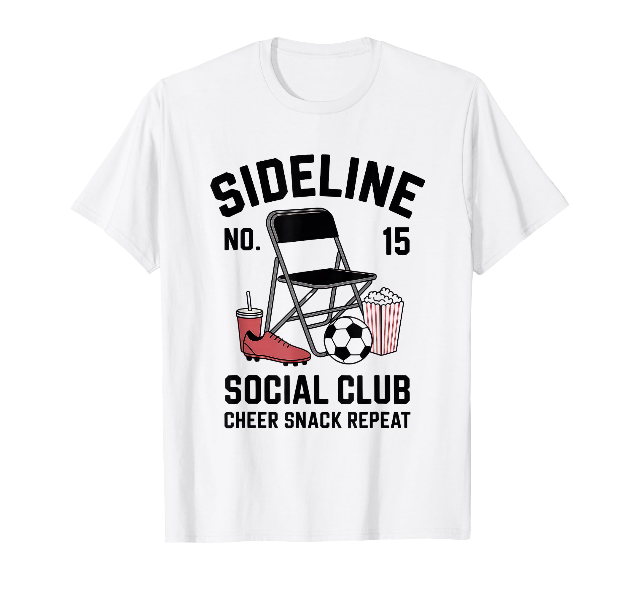 Sideline Social Club Soccer Mom Game Day T-Shirt - Minimalist Print Unisex - T-Shirt, Sweatshirt, Hoodie