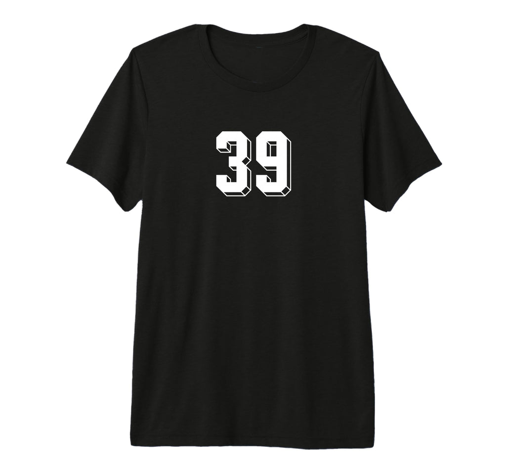 Number 39 80S 90S Soccer Team Jersey T-Shirt - Novelty Apparel Unisex - T-Shirt, Sweatshirt, Hoodie