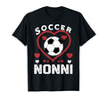 Soccer Nonni Heart Nonni Soccer T-Shirt - Minimalist Print for Adults - T-Shirt, Sweatshirt, Hoodie