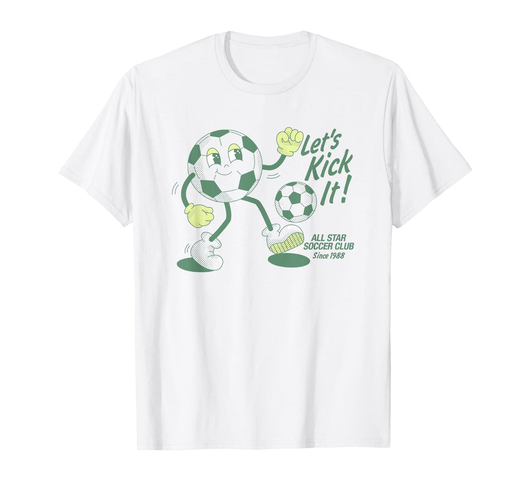 Trendy Lets Kick It All Star Soccer T-Shirt - Unique Graphic Men Women - T-Shirt, Sweatshirt, Hoodie