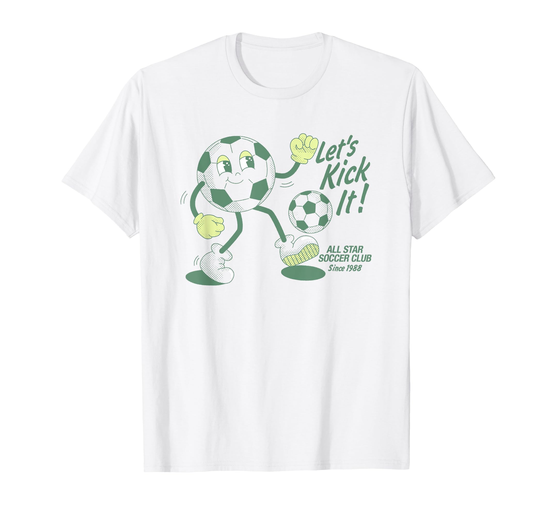 Trendy Lets Kick It All Star Soccer T-Shirt - Unique Graphic Men Women - T-Shirt, Sweatshirt, Hoodie
