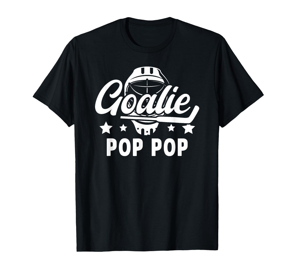Hockey Goalie Pop Pop Ice Hockey T-Shirt - Trendy Graphic Unisex - T-Shirt, Sweatshirt, Hoodie