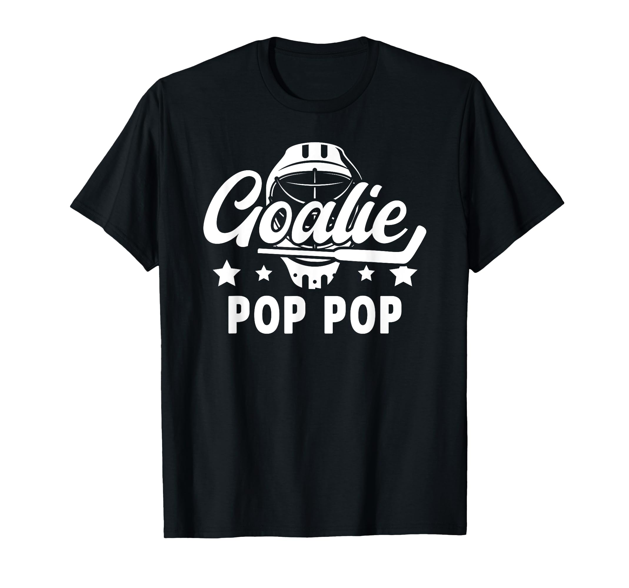Hockey Goalie Pop Pop Ice Hockey T-Shirt - Trendy Graphic Unisex - T-Shirt, Sweatshirt, Hoodie