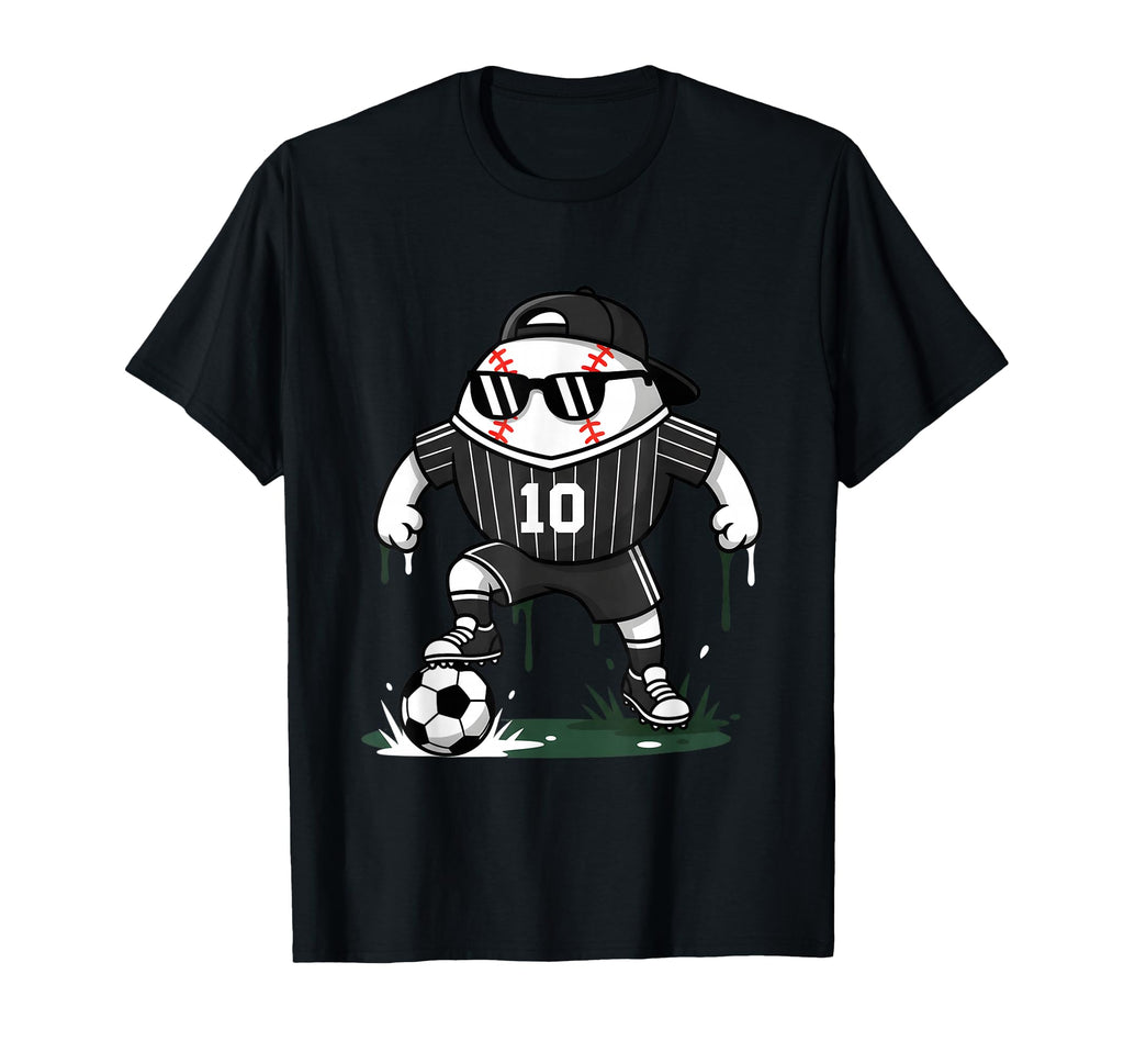 Baseball Soccer Player Sunglasses T-Shirt - Minimalist Print Men Women - T-Shirt, Sweatshirt, Hoodie