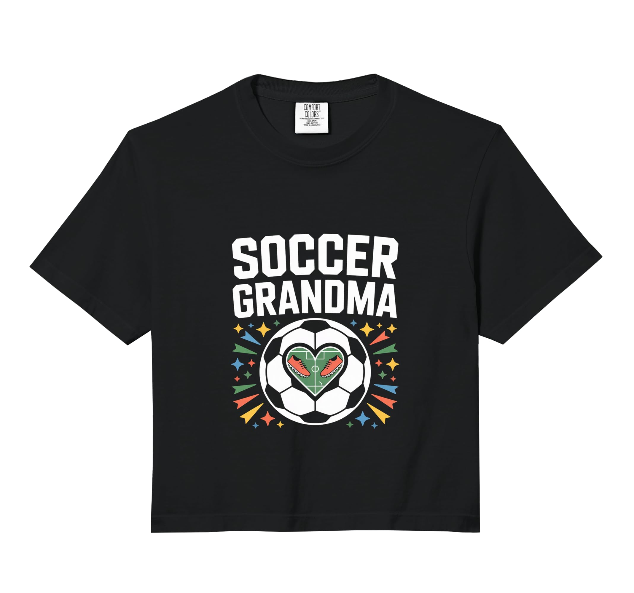 Soccer Grandma Heart Field Cleats T-Shirt - Fun Novelty Design Men Women - T-Shirt, Sweatshirt, Hoodie