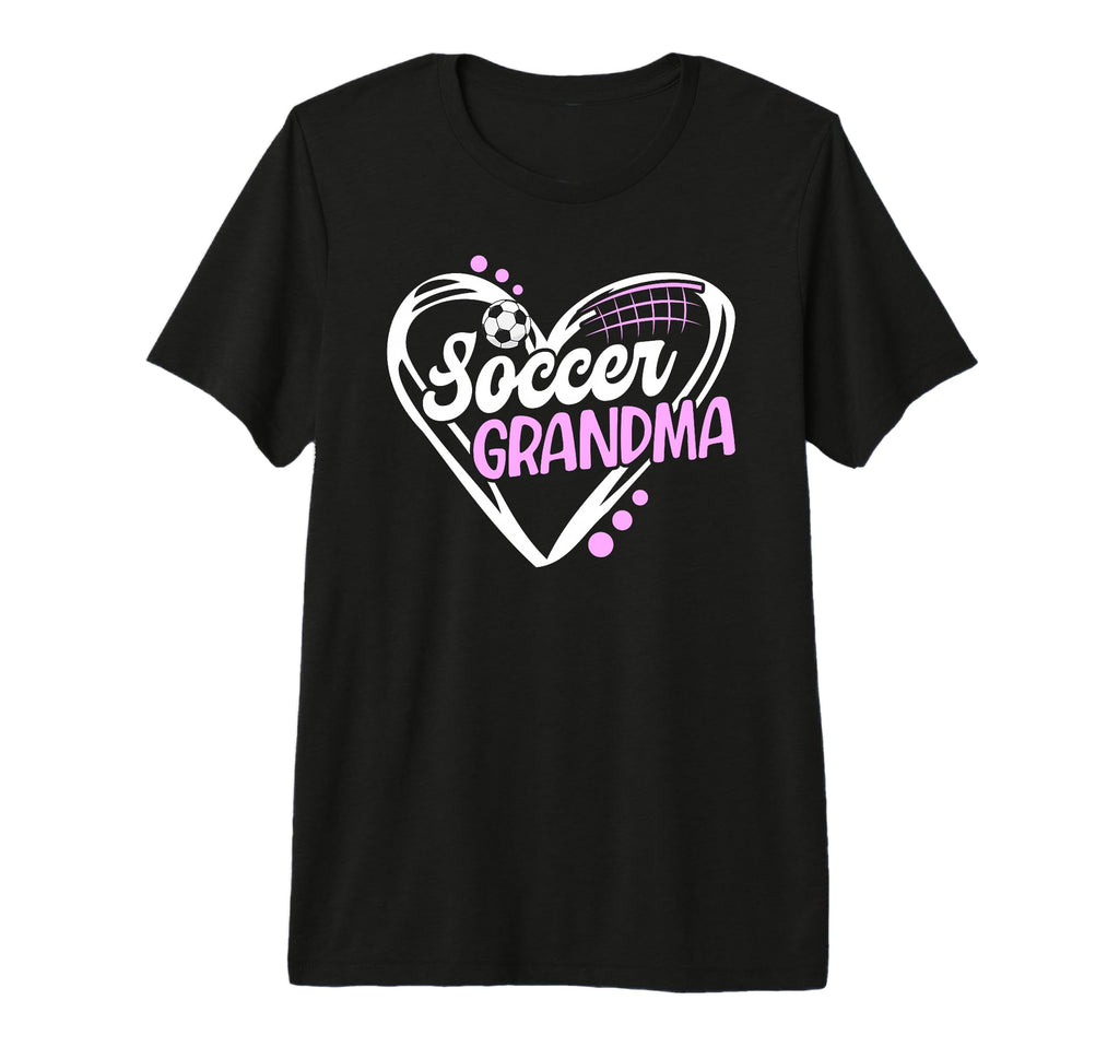Soccer Grandma Heart Grandma Soccer Player T-Shirt - Unique Graphic Unisex - T-Shirt, Sweatshirt, Hoodie