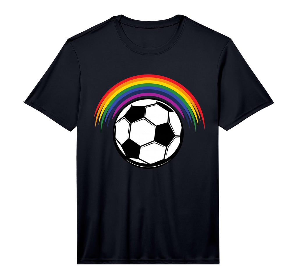 Mens Rainbow Soccer Pride Lgbtq Soccer T-Shirt - Trendy Graphic Men Women - T-Shirt, Sweatshirt, Hoodie