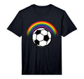 Mens Rainbow Soccer Pride Lgbtq Soccer T-Shirt - Trendy Graphic Men Women - T-Shirt, Sweatshirt, Hoodie