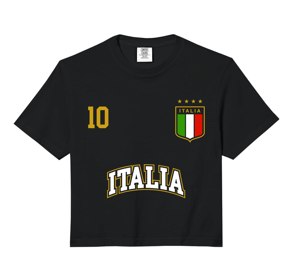 Italy Soccer Team Number 10 Sports Hoodie - Minimalist Print Unisex - T-Shirt, Sweatshirt, Hoodie