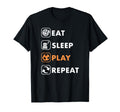 Trendy Eat Sleep Soccer Repeat List T-Shirt - Streetwear Style for Adults - T-Shirt, Sweatshirt, Hoodie
