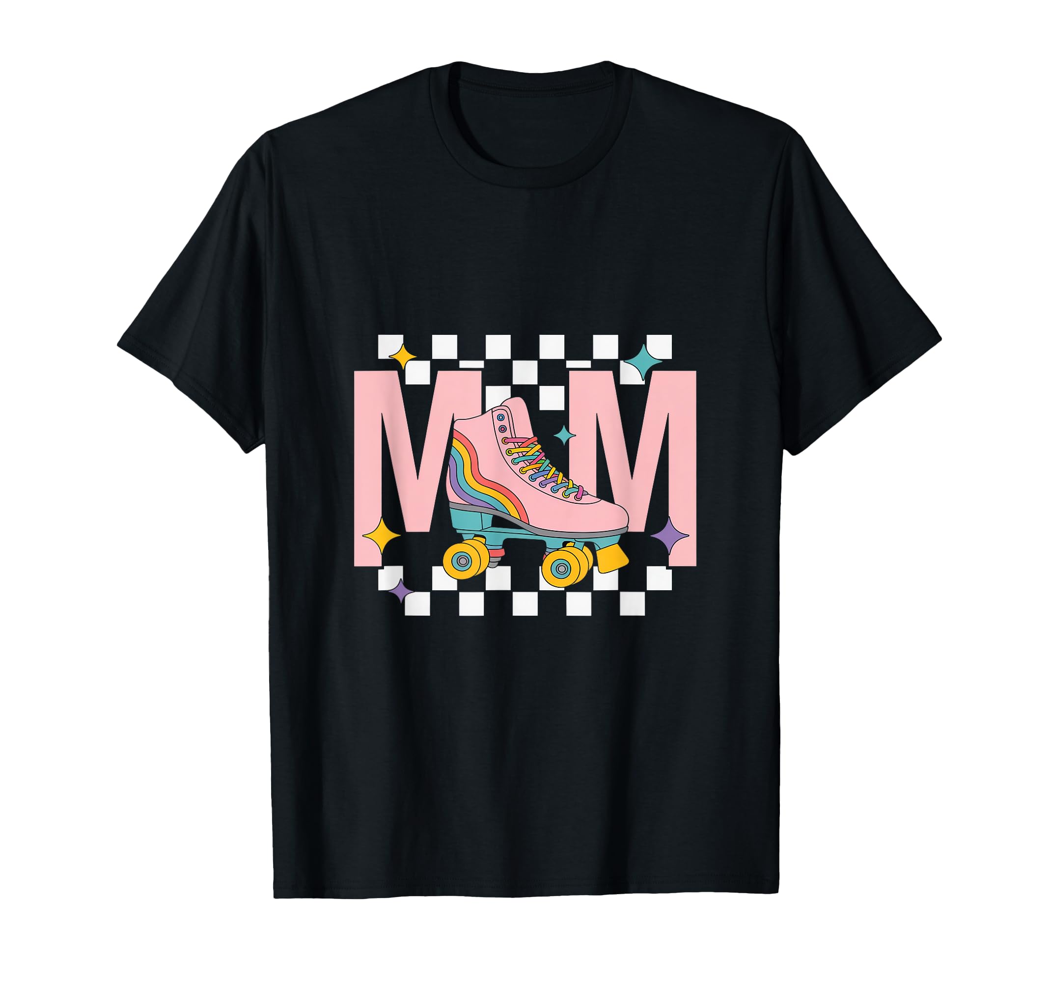 Roller Skate Shoes Mom Roller Skating T-Shirt - Minimalist Print Men Women - T-Shirt, Sweatshirt, Hoodie