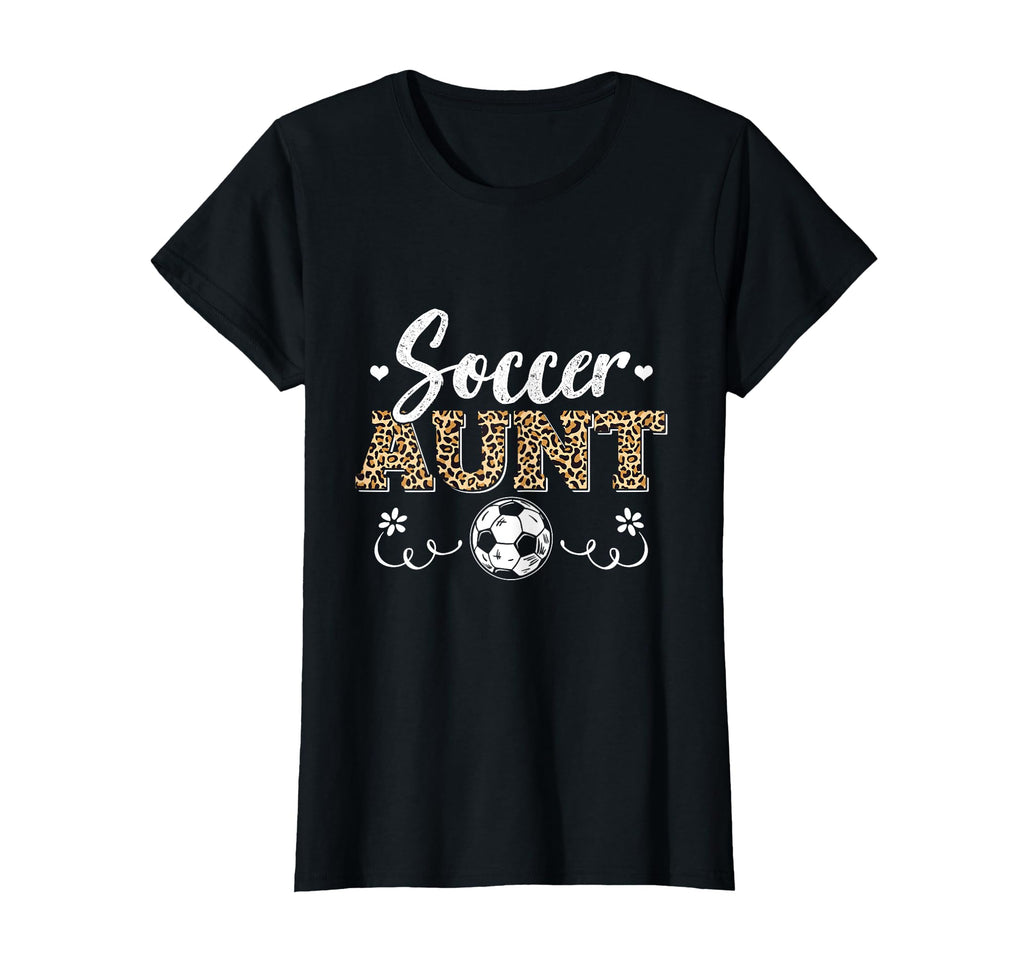 Funny Soccer Lover Leopard Pattern T-Shirt - Minimalist Print Men Women - T-Shirt, Sweatshirt, Hoodie