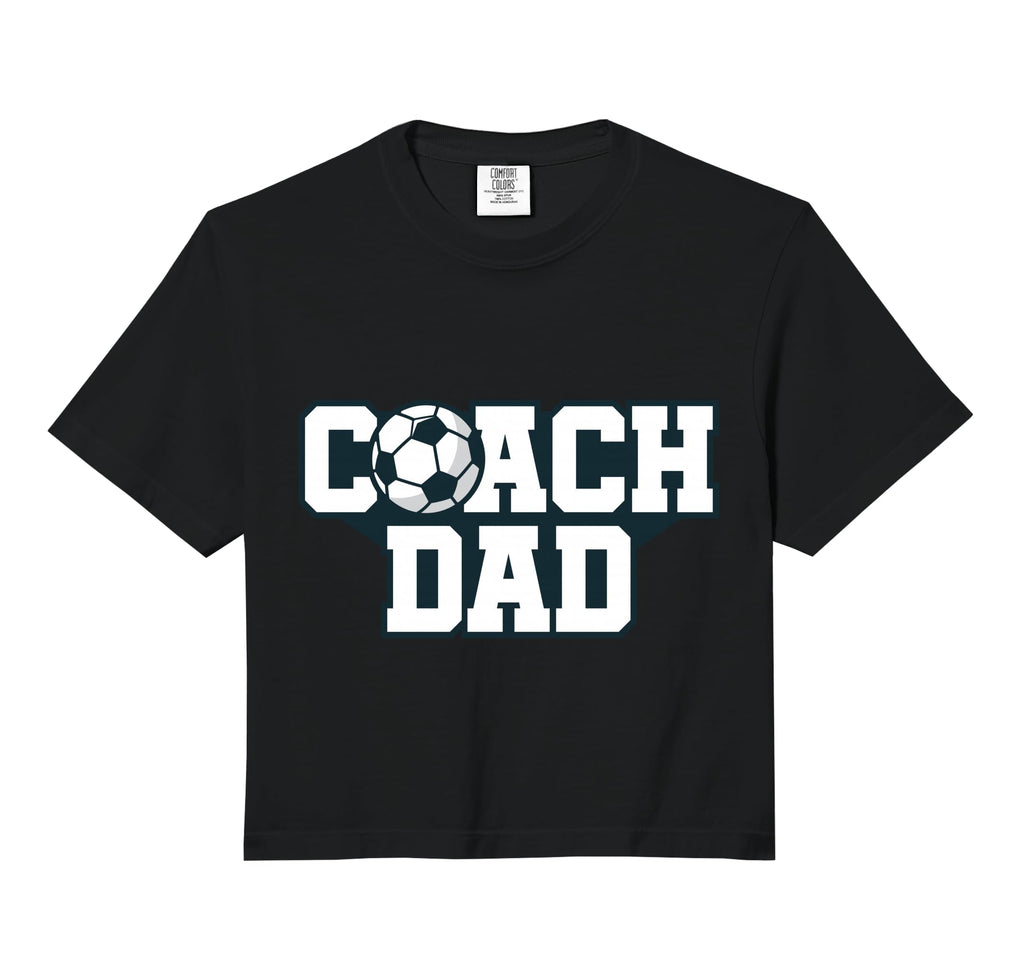 Soccer Coach Dad Gift Comfort Colors Hoodie - Custom Art Print Men Women - T-Shirt, Sweatshirt, Hoodie