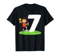 7Th Birthday Soccer 7 Years Old Soccer T-Shirt - Streetwear Style Unisex - T-Shirt, Sweatshirt, Hoodie