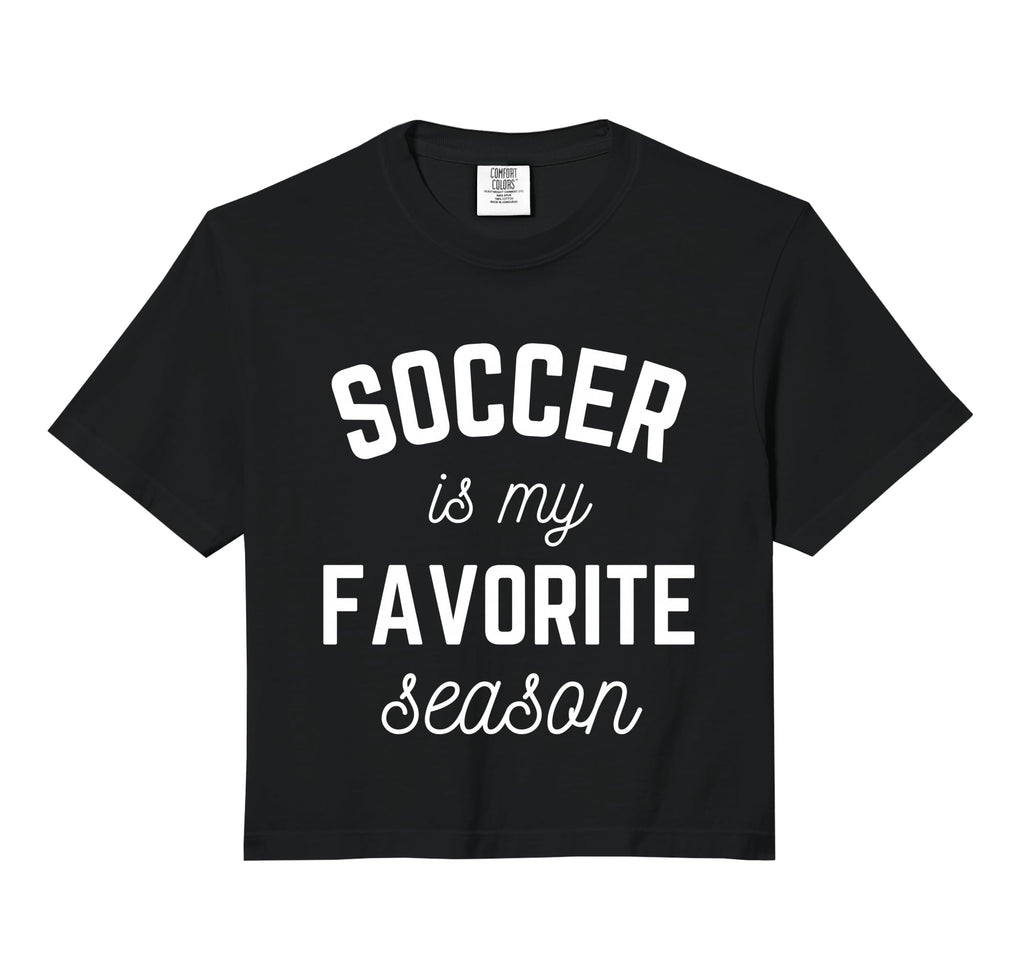 Soccer Is My Favorite Season Player Sweatshirt - Graphic Print for Adults - T-Shirt, Sweatshirt, Hoodie