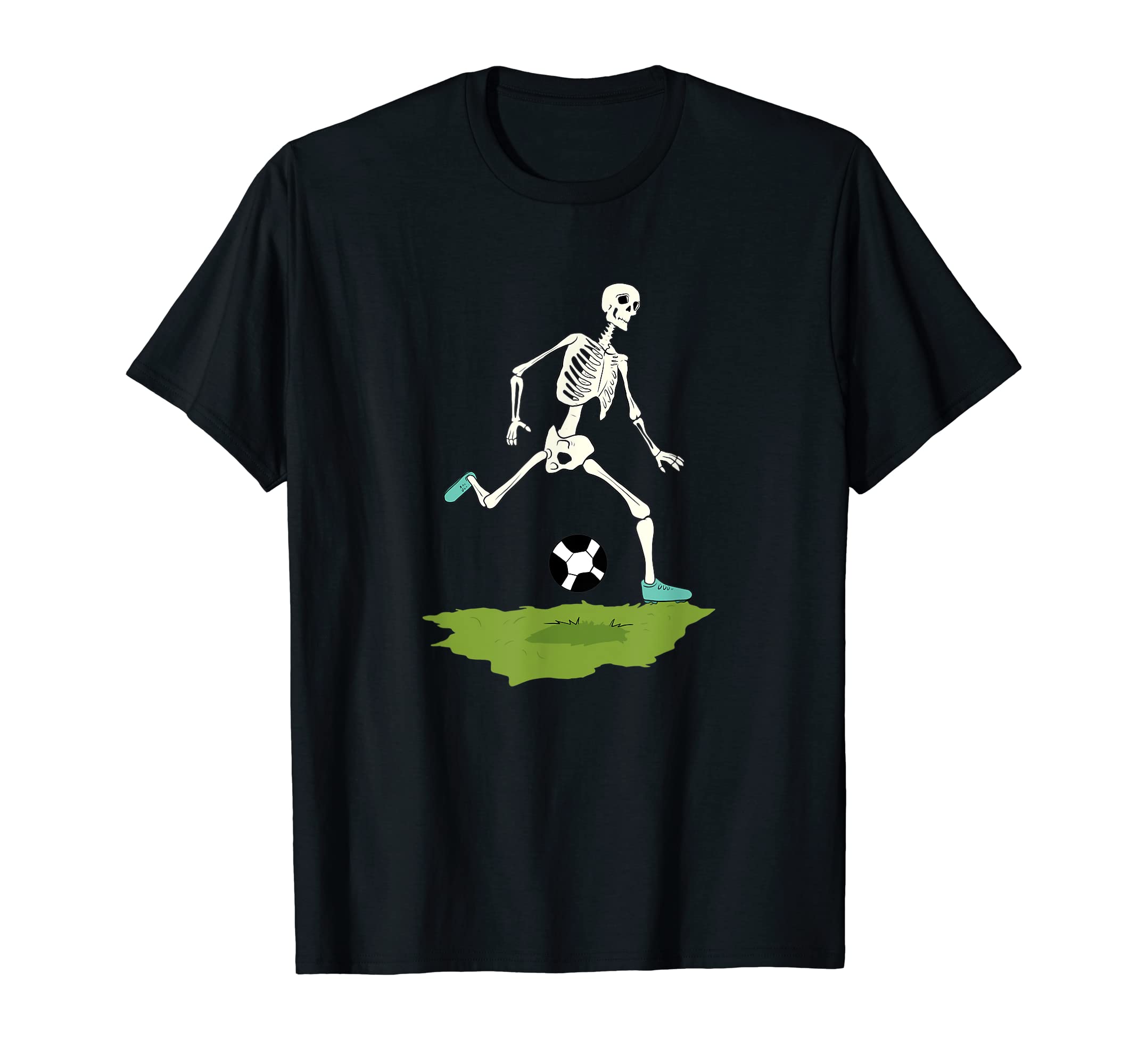 Soccer Skeleton Kicking Soccer Ball T-Shirt - Fun Novelty Design Unisex - T-Shirt, Sweatshirt, Hoodie