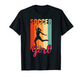 Female Soccer Player Athletic Hoodie - Trendy Graphic for Adults - T-Shirt, Sweatshirt, Hoodie