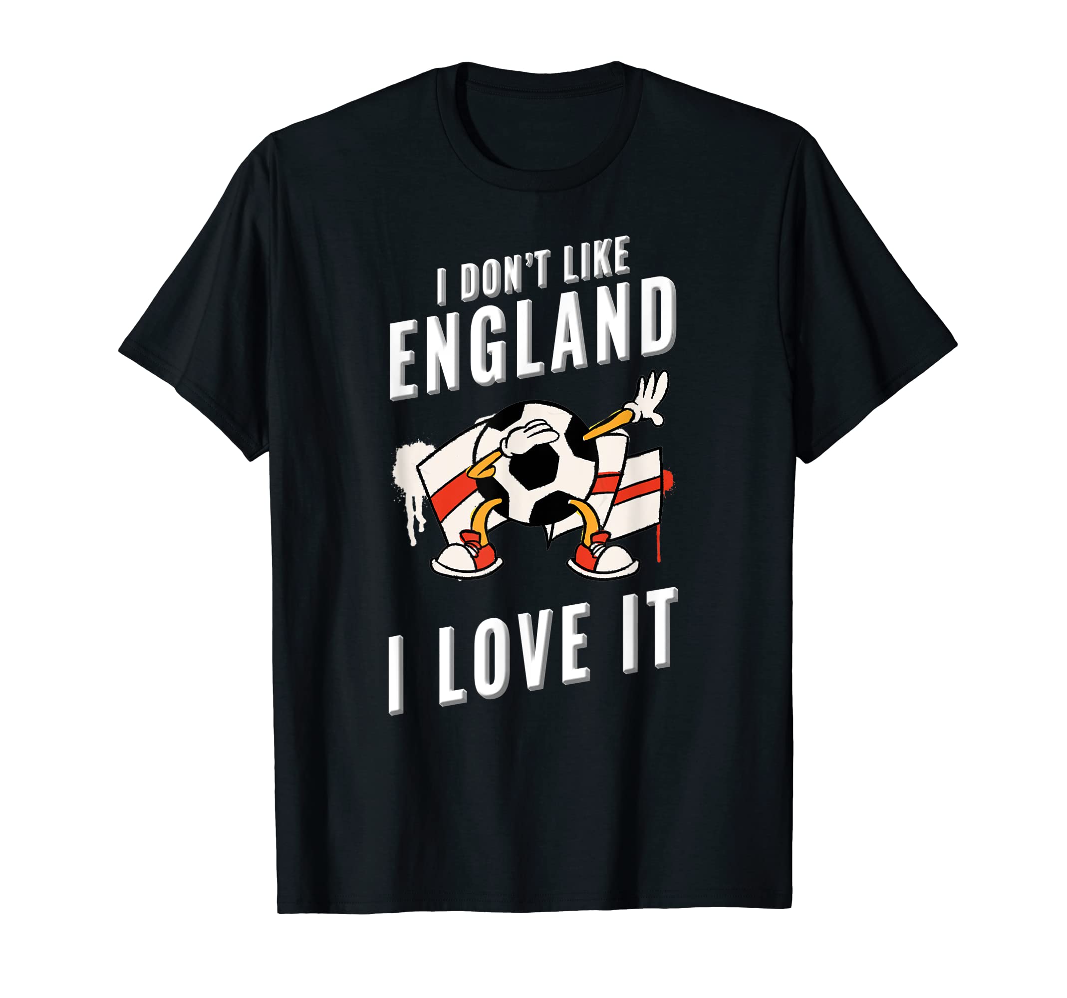 England Soccer Supporters Fun Flag T-Shirt - Minimalist Print Unisex - T-Shirt, Sweatshirt, Hoodie