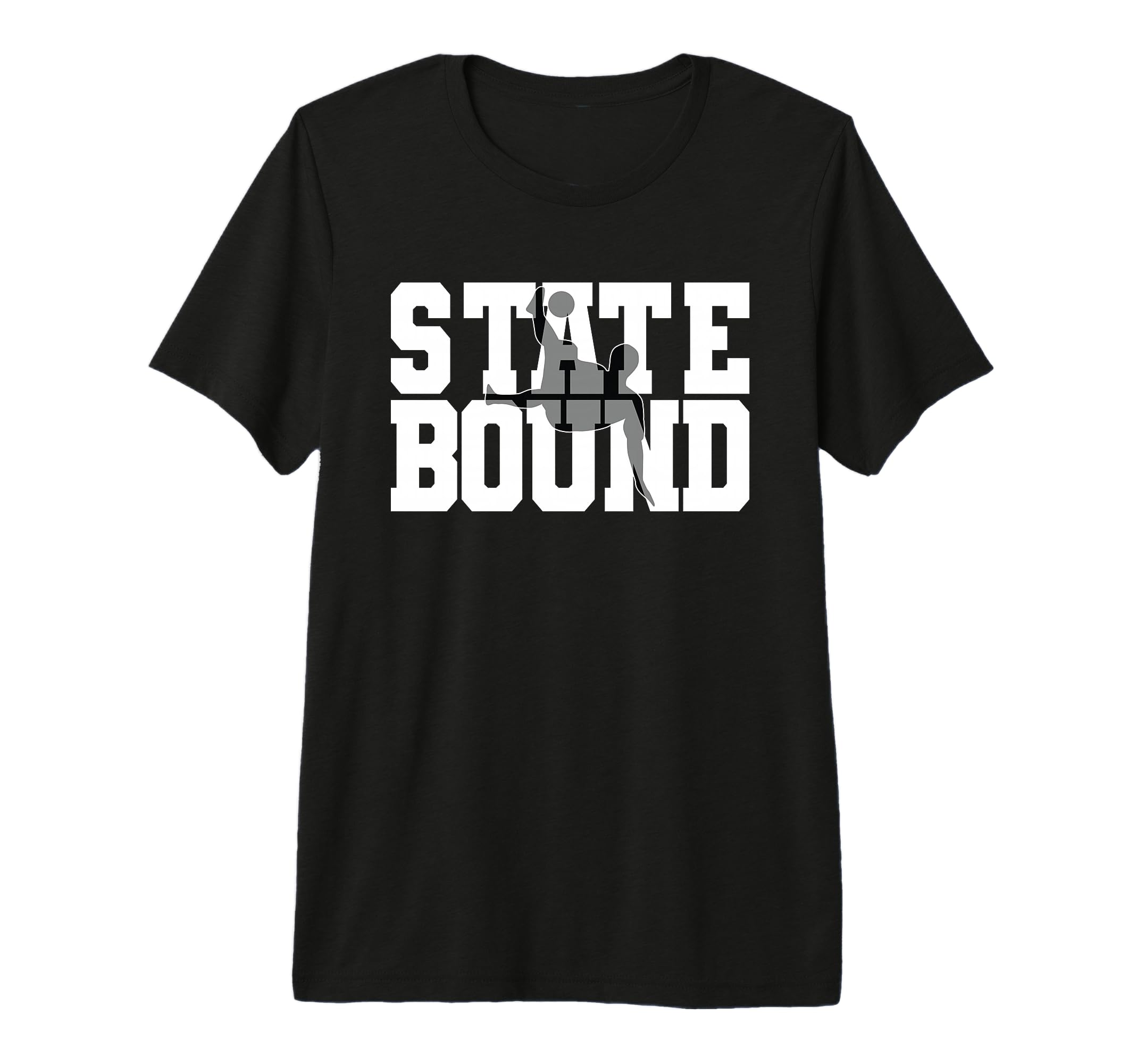 High School Soccer State Bound Art Tri T-Shirt - Fun Novelty Design Unisex - T-Shirt, Sweatshirt, Hoodie