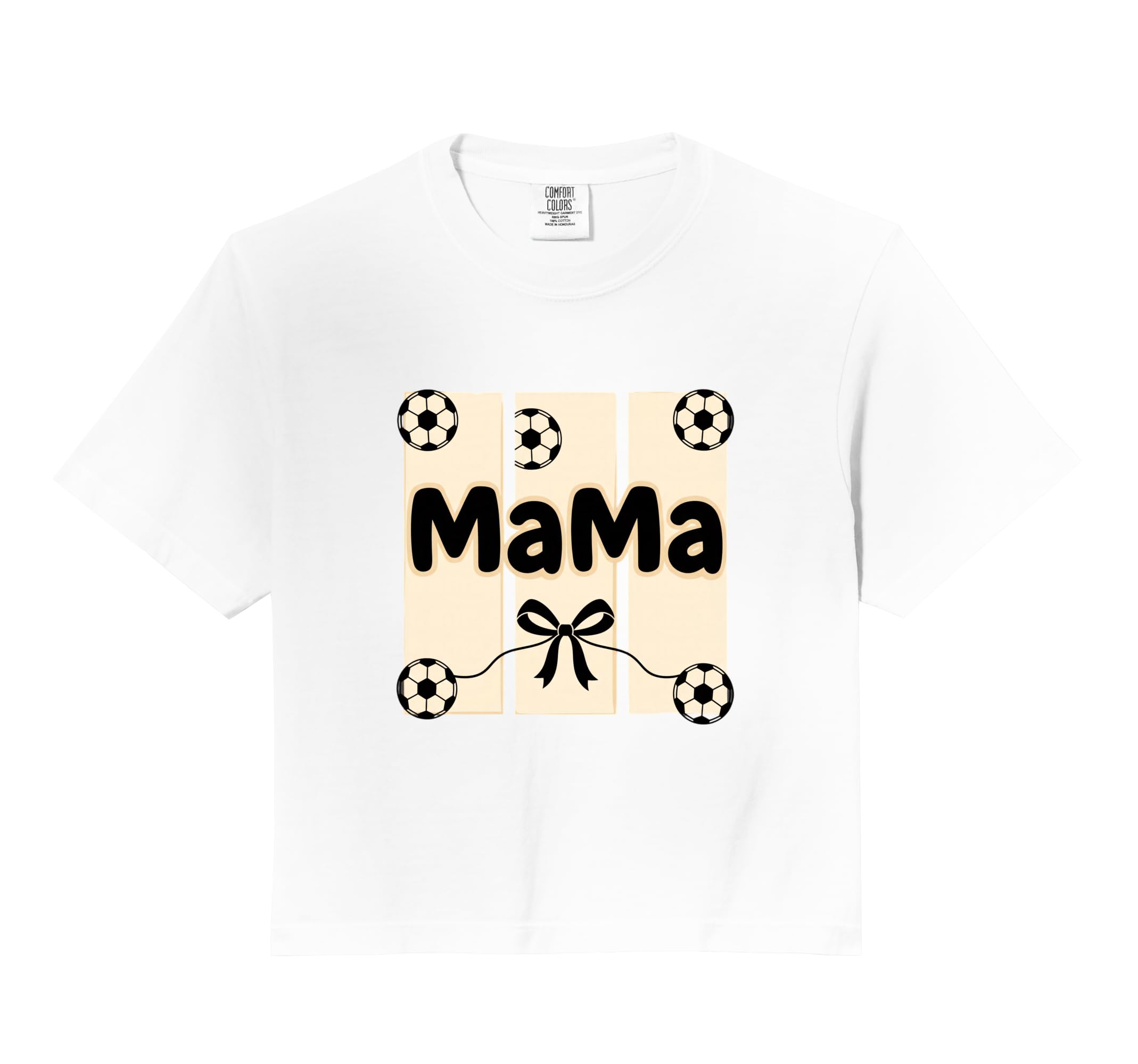 Mama Soccer Mom Ribbon Ball Supporter T-Shirt - Unique Graphic Men Women - T-Shirt, Sweatshirt, Hoodie