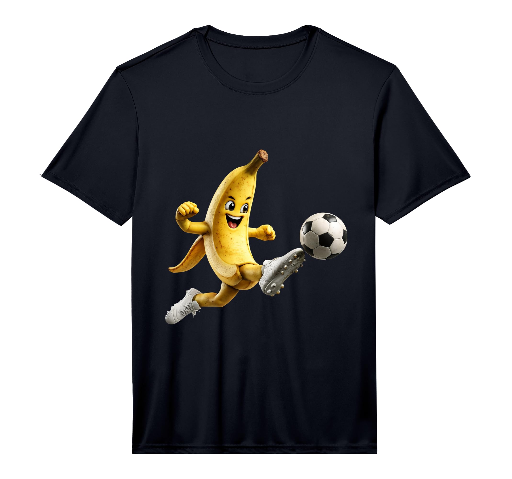 Mens Banana Soccer Performance T-Shirt - Trendy Graphic for Adults - T-Shirt, Sweatshirt, Hoodie