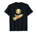 Gold Soccer Ball Soccer Player Cleats T-Shirt - Streetwear Style Men Women - T-Shirt, Sweatshirt, Hoodie