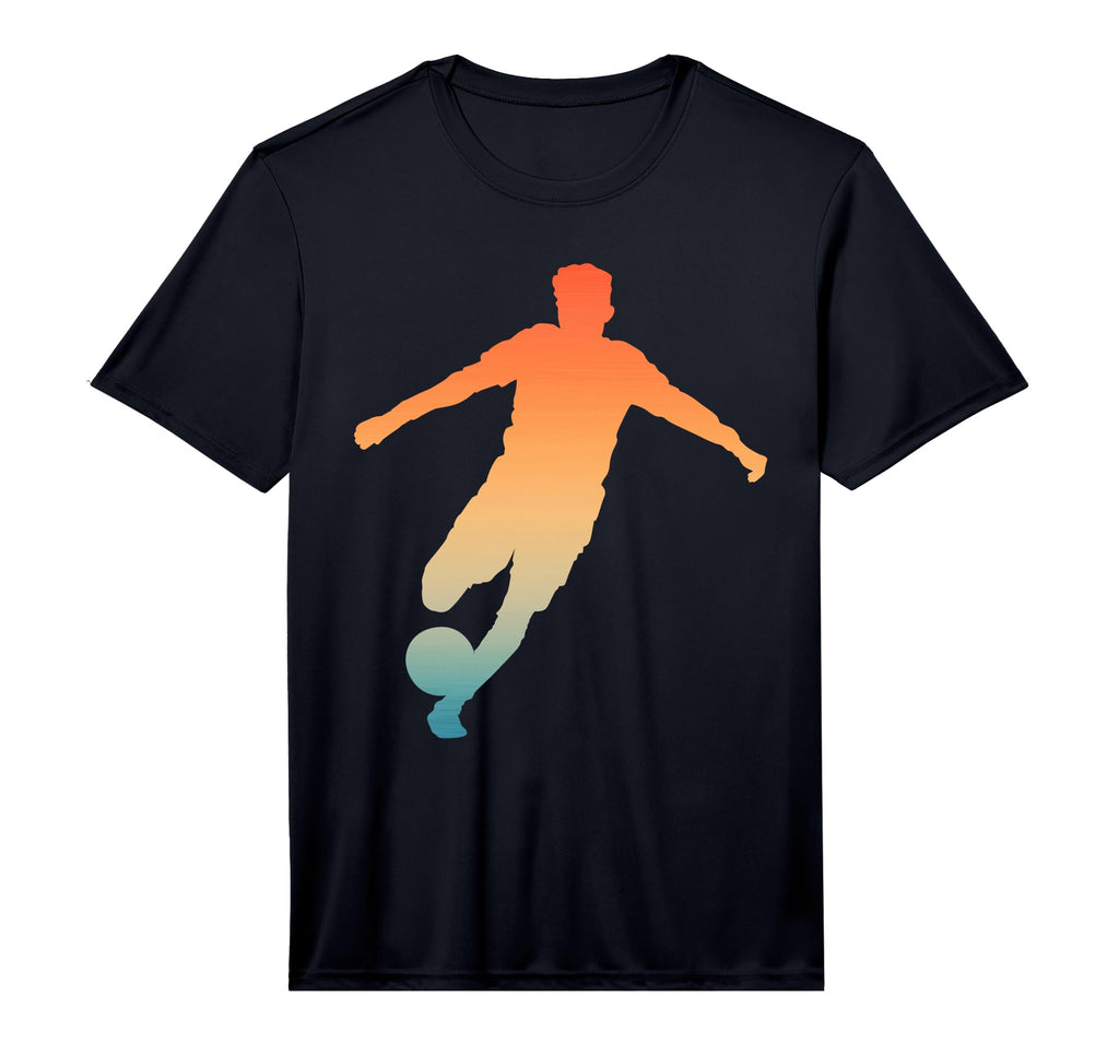 Silhouette Soccer Player T-Shirt - Casual Everyday Wear Men Women - T-Shirt, Sweatshirt, Hoodie