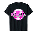 Emelia Name Soccer Play Football T-Shirt - Novelty Apparel Men Women - T-Shirt, Sweatshirt, Hoodie