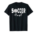 Soccer Aunt Game Day Soccer Lovers T-Shirt - Novelty Apparel Unisex - T-Shirt, Sweatshirt, Hoodie