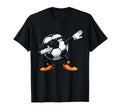 Dabbing Sunglasses Football Soccer Ball T-Shirt - Minimalist Print Unisex - T-Shirt, Sweatshirt, Hoodie