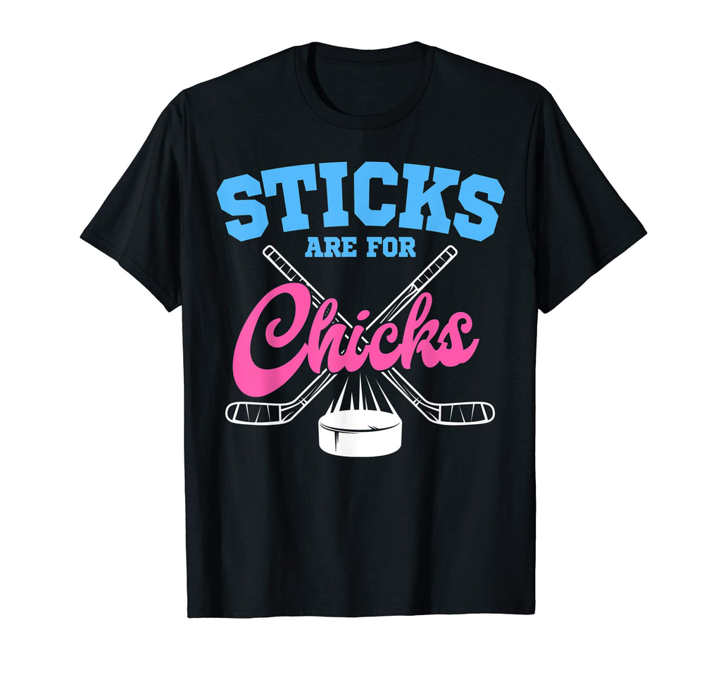 Field Hockey Sticks Chicks Sweeper T-Shirt - Novelty Apparel Unisex - T-Shirt, Sweatshirt, Hoodie