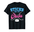 Field Hockey Sticks Chicks Sweeper T-Shirt - Novelty Apparel Unisex - T-Shirt, Sweatshirt, Hoodie