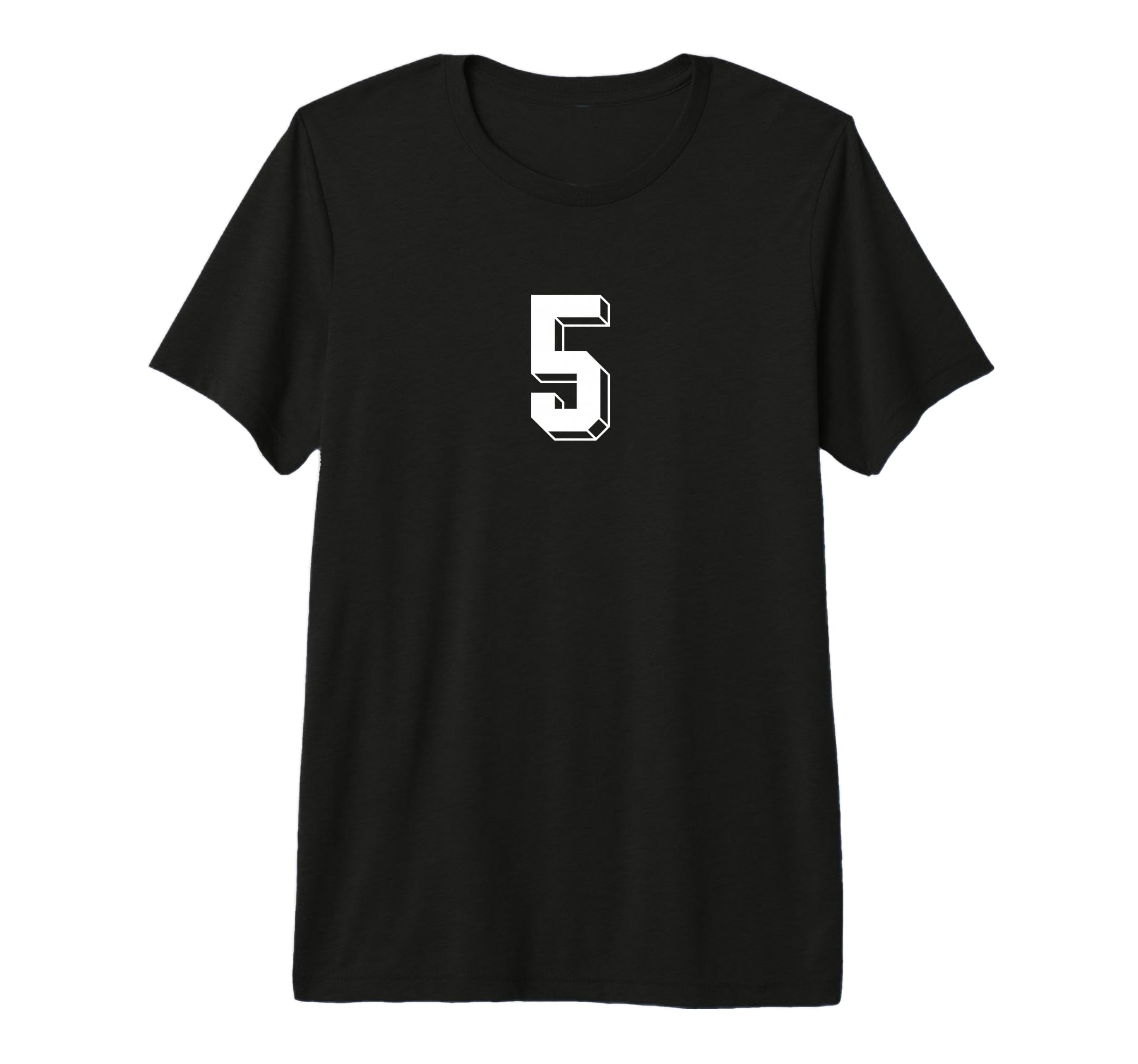 Number 5 80S 90S Soccer Team T-Shirt - Casual Everyday Wear for Adults - T-Shirt, Sweatshirt, Hoodie