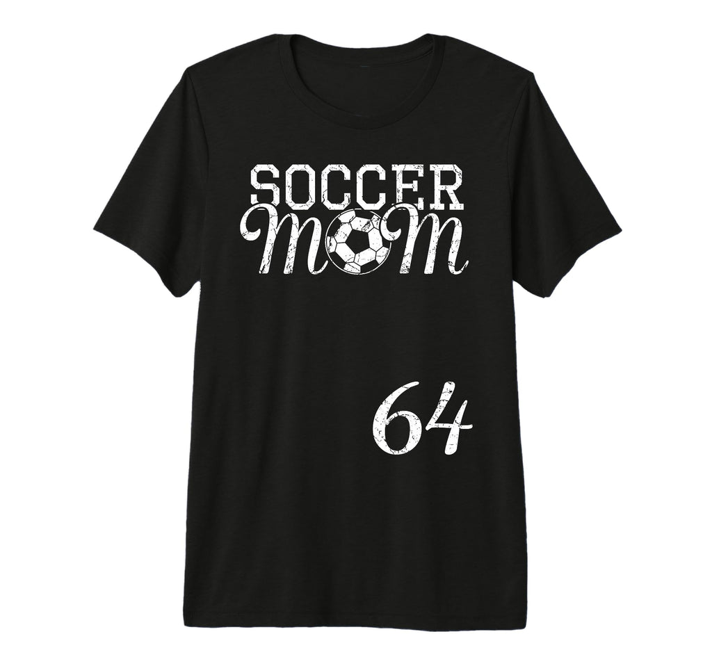 Soccer Mom Jersey Number 64 Favorite T-Shirt - Minimalist Print Men Women - T-Shirt, Sweatshirt, Hoodie