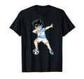 Dabbing Soccer Argentina Football T-Shirt - Novelty Apparel for Adults - T-Shirt, Sweatshirt, Hoodie
