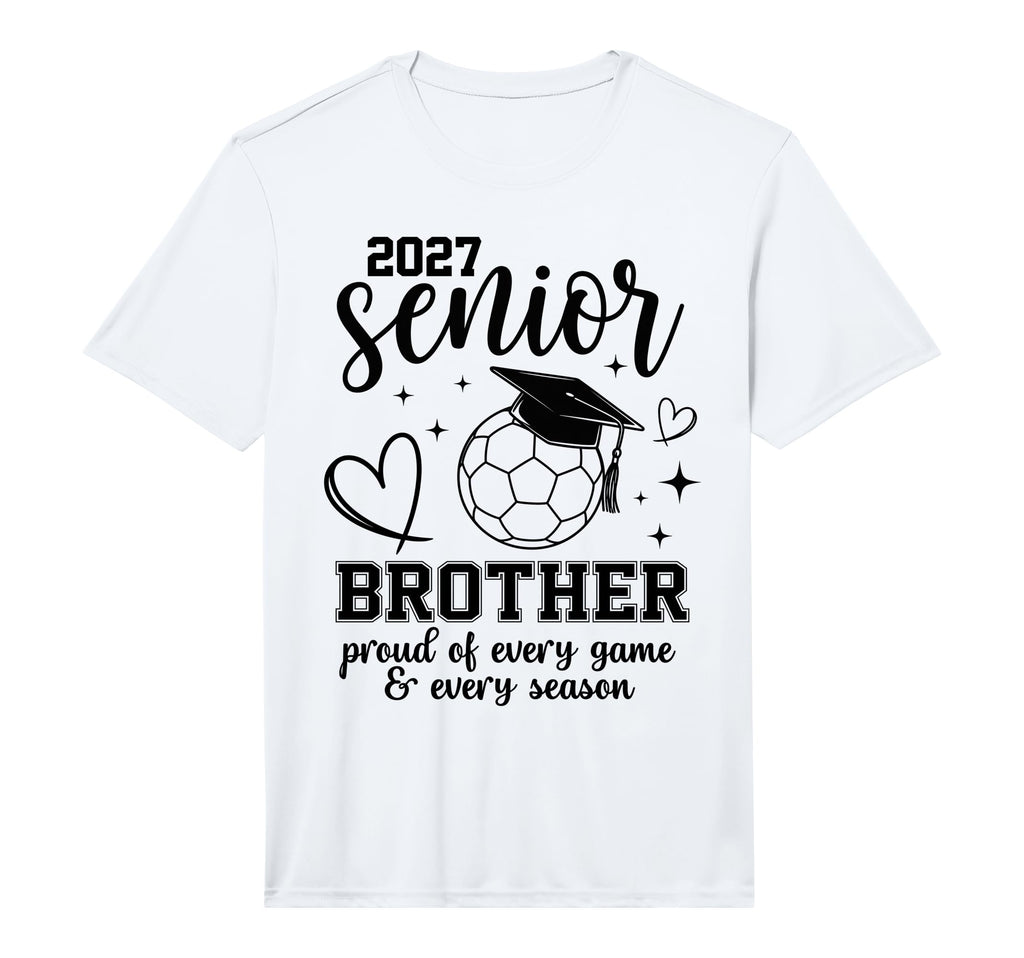2027 Senior Soccer Brother Proud Family T-Shirt - Unique Graphic Unisex - T-Shirt, Sweatshirt, Hoodie
