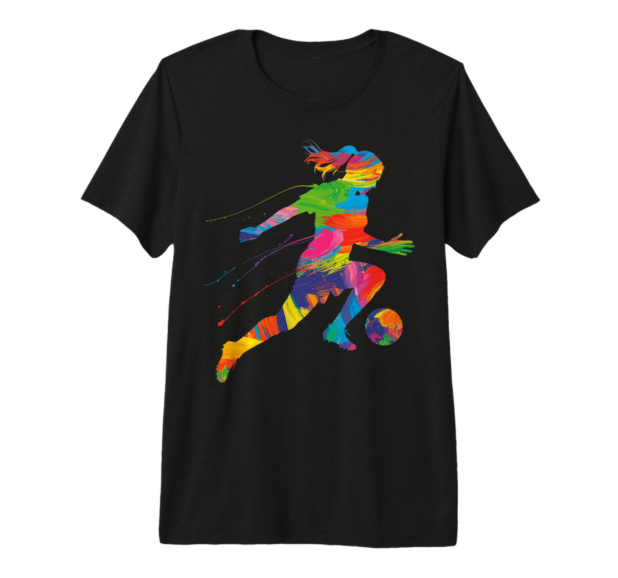 Colorful Funny Soccer Player Fan Dad T-Shirt - Unique Graphic for Adults - T-Shirt, Sweatshirt, Hoodie