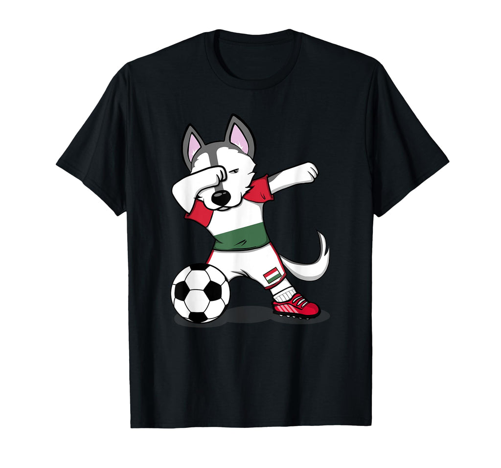 Dabbing Husky Dog Hungary T-Shirt - Casual Everyday Wear for Adults - T-Shirt, Sweatshirt, Hoodie